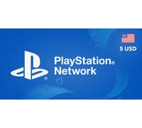 PlayStation Network Gift Card 5 USD