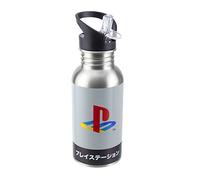 Paladone Playstation Heritage Bouteille d'eau en acier inoxydable, 500 ml, 16,8 ml