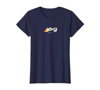 PlayStation Pride LGBTQIA Collection Horizontal Chest Logo T-Shirt, Femme, Bleu Marine, M