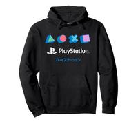 PlayStation Retro Color 3D Symbols Vintage Video Game Sweat à Capuche
