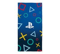 PlayStation Serviette 100% Coton Officielle | Douceur Ultra Douce | Design Scatter | Parfait pour Maison, Bain, Plage et Piscine | Multicolore | Taille Unique 140 x 70 cm
