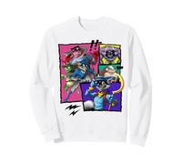 PlayStation Sly Cooper Bentley and Murray Action Panels Sweatshirt