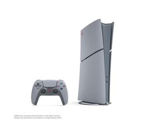 Playstation Sony, 5 Édition Limitée 30e Anniversaire, Numérique, PS5 avec 1 Manette Sans Fil DualSense, Couleur : Grise