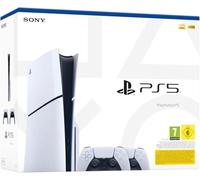 Playstation Sony, Console 5 Édition Standard avec lecteur Blu-ray 4K, SSD Ultra-Rapide, Audio 3D, Ray Tracing, 2 Manettes DualSense avec Retour Haptique et Gâchettes Adaptatives, Couleur : Blanche