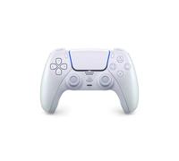Playstation Sony, Manette 5 Officielle DualSense, Sans Fil, avec Retour Haptique & Gâchettes Adaptatives, Micro Intégré, Batterie Rechargeable, Compatible PS5/PC, Couleur : Chroma Pearl