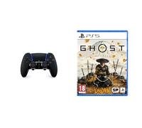 Playstation Sony Manette DualSense Edge Sans Fil Touches Arrière Joysticks Interchangeables Gâchettes Réglables Profils PS5/PC Noire + Sony Ghost of Yōtei PS5