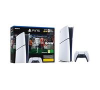 Playstation Sony, Pack Console 5 Édition Numérique, 1 Jeu Complet EA SPORTS FC 26 (Code), 1 Manette DualSense avec Retour Haptique et Gâchettes Adaptatives, SSD Ultra-Rapide, Couleur : Blanche