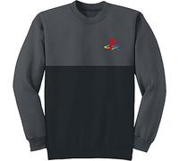 Playstation Sweat-shirt unisexe avec logo classique pour adulte (XXL) (noir/anthracite)