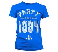Playstation - T-Shirt Party Like It's 1994 - Girl Blue (S)