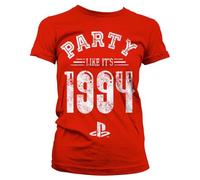 Playstation - T-Shirt Party Like It's 1994 - Girl Red (S)