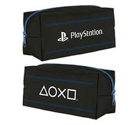 Pyramid International – Trousse zippée PlayStation – Motif rayures foncées – Produit officiel