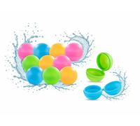 Playtastic 12 bombes à eau réutilisables Ø 6,5 cm