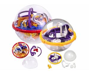 Playtastic 2 boules labyrinthes 3D à assembler - Ø 13 / 17 cm