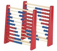 Playtastic : 2 bouliers en bois bleu et rouge à 100 boules G