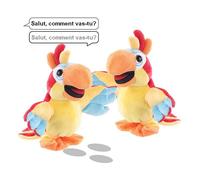 Playtastic 2 peluches parlantes avec microphone intégré - Perroquets