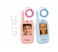 Playtastic 2 talkies-walkies rechargeables pour enfants avec vidéo et écran couleur