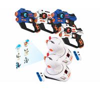 Playtastic 4 pistolets laser avec 2 projecteurs