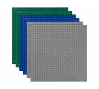 Playtastic 6 plaques pour briques de construction 25 x 25 cm