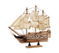 Maquette Bateau Amiral - PLAYTASTIC - Bois non traité - 70 pièces - Enfant
