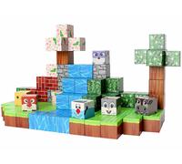 Playtastic Blocs de construction magnétiques design pixels - 108 pièces