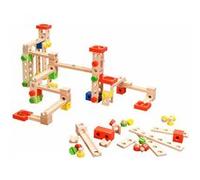 Playtastic Circuit à billes en bois 50 pièces