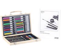 Playtastic Coffret de dessin/peinture 67 pièces, avec cahier 30 pages 80g/m²
