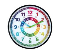 Playtastic Horloge murale analogique éducative Ø 30 cm pour enfant