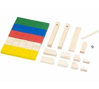 Playtastic Kit de dominos colorés 263 pièces