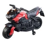 Playtastic : Moto électrique pour enfant avec stabilisateurs et effets sonores EKM-70 rouge G