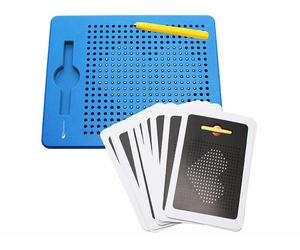 Playtastic Planche à dessin magnétique 17,5 x 21,5 cm - coloris bleu