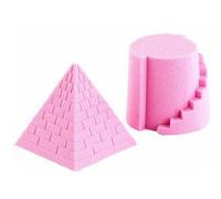 Sable cinétique, moulable et stable - 500 g - fin - rose [Playtastic]