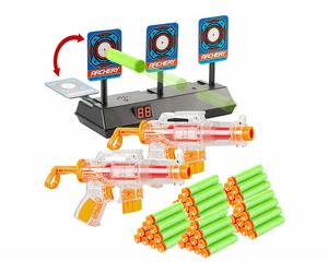 Playtastic Set 2 pistolets avec 50 projectiles et 1 cible