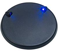 Playtastic Socle Lumineux Ø 9,5 cm avec 2 LED Bleues pour modèles réduits