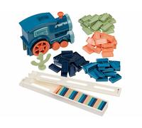 Playtastic Train domino avec 80 dominos colorés