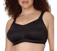 Playtex 18 Hour Active Breathable Comfort Wireless, Full-Coverage Bra, Smoothing Support Soutiens-Gorge, Opaque, Noir véritable, 115C Femme