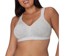 PLAYTEX 18 Hour Ultimate Lift & Support Cotton Stretch Wireless Bra Us474c Soutien-Gorge à Couverture Totale, Opaque, Gris, 100F Femme