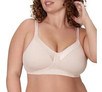 Playtex 18 Hour Wireless, Silky Soft Smoothing T-Shirt Bra, Cool Comfort and 360 Support Soutien-Gorge, Opaque, Sandshell, 42DD Femme