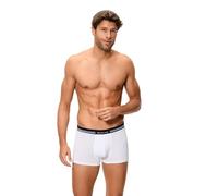 Playtex abanderado Boxer Con Cinturilla Extra Suave De Algodón Elástico Abanderado, Homme, Blanc (Blanco 001), Large (Taille Fabricant: L/52)