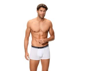 Playtex abanderado Boxer Con Cinturilla Extra Suave De Algodón Elástico Abanderado, Homme, Blanc (Blanco 001), Large (Taille Fabricant: L/52)