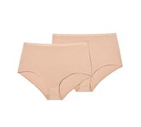 Playtex Maxi Organic Cotton High Waist Panties 2 Units Beige M Femme