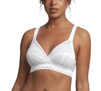Playtex Femme Classic Lace Support Recycled Soft Cup X1 Bra, Blanc, 90D EU