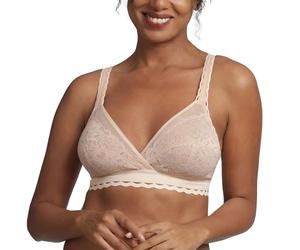 Playtex Femme Classic Lace Support Recycled Soft Cup X1 Bra, Skin, 110E EU