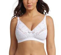 Playtex Femme New Flower Elegance Non Wire Bra, Blanc, 105B EU