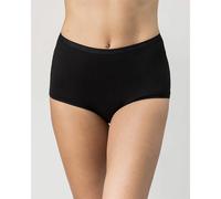 Playtex Maxi Organic Cotton High Waist Panties 2 Units Noir L Femme