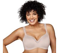 Playtex Secrets Coverage Underwire, Balconette T-Shirt Bra for Full Figures Soutien-Gorge à Couverture Totale, Opaque, Sandshell, 100C Femme