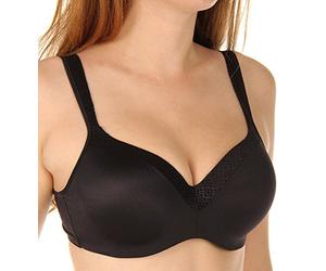 Playtex Secrets Coverage Underwire, Balconette T-Shirt Bra for Full Figures Soutien-Gorge, Opaque, Noir, 100E Femme
