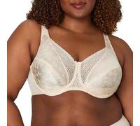 Playtex Soutien-Gorge à Armatures pour Femme Secrets Signature Floral, Beige Nature, 44D