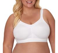 Playtex Soutien-Gorge Actif Respirant et Confortable pour Femme 18 Heures - Couverture complète - Soutien Lisse, Blanc, 110D