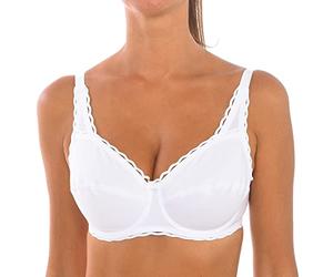 Playtex Soutien-Gorge avec Armatures Cœur Croisé Classic Organic Cotton Femme x1