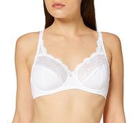 Playtex Soutien-Gorge avec Armatures en Microfibre Flower Elegance Maintien et Confort x1 Femme, Blanc, 95B